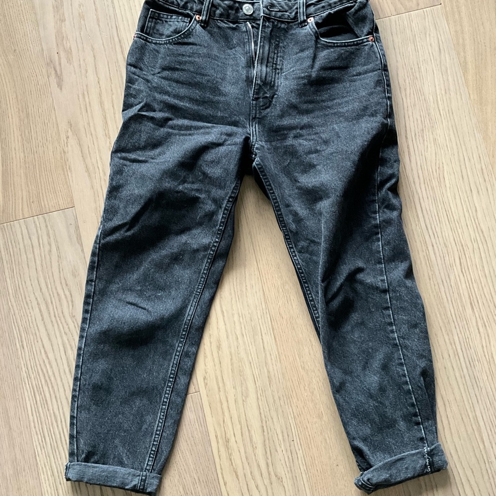 ZARA Black Mom Jeans